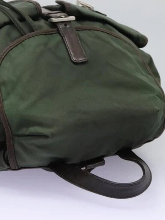 PRADA Backpack Nylon Khaki Auth bs23722 main image 9